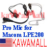 1X MACMLPEBEMDG Acoustic Ear Mic for GE Edacs MA/com MACOM LPE200