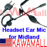 1X MDLNEARP Ear Headset mic 4 Midland LXT GXT GXT550 GMRS FRS Radio