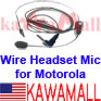 1X MFBOOTSTD Wire Headset Mic 4 Motorola Talkabout FRS Two-way Radio