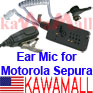 1X SRP2000CTEM Ear Mic for Sepura 2000