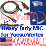 1X VTXDXK Ear mic for Vertex Yaesu VX-210 180 Radio V2 w Screws