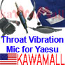 1X VX7RTRTTB Transparent coil throat Mic Vertex VX-7R